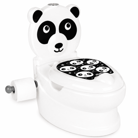 Olite si reductoare WC - Olita educativa copii Panda cu sunet sifon | anti-alunecare