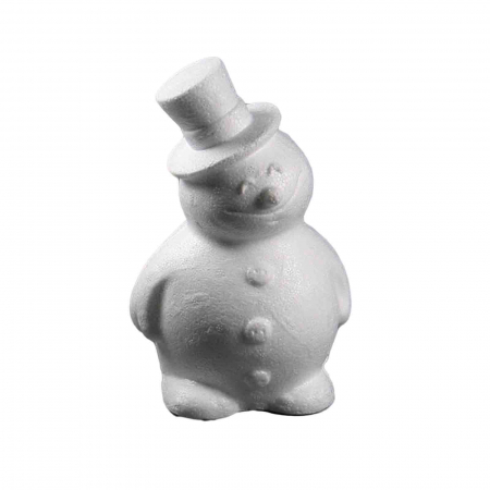Figurine de pictat, Ipsos, Lemn - Om de zapada din polistiren, 16 cm