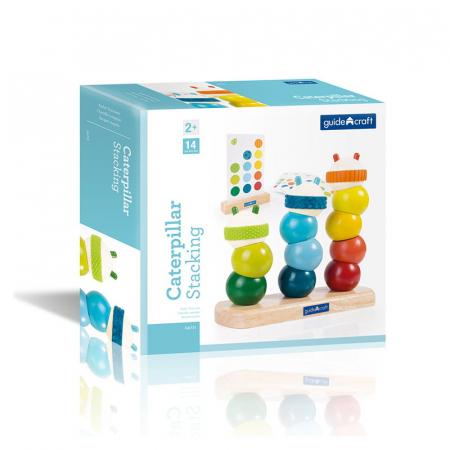 Omizi colorate de stivuit, Guidecraft, 2-5 ani [5]