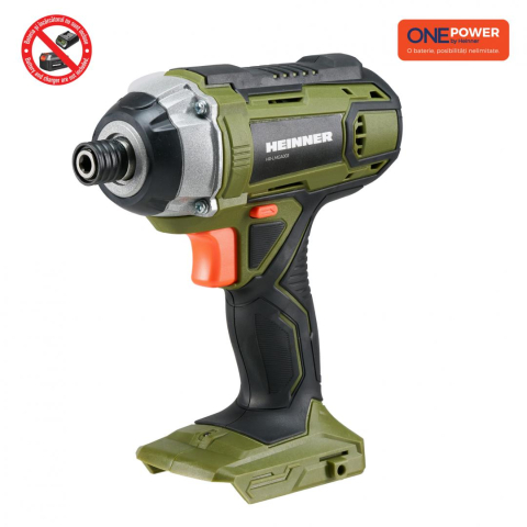 One power by heinner masina de insurubat cu impact 18v 160nm (fara baterie si incarcator) [1]