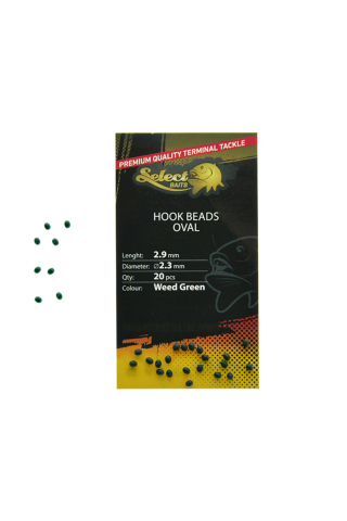 Pescuit si vanatoare - Opritoare Select Baits Oval Hook Beads 2.3mm