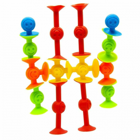 Pachet 10 figurine din cauciuc, omuleti flexibili cu ventuze [7]