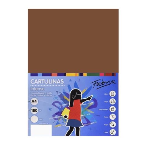 Carton Colorat A4 180g, Negru + Maro, 20 Coli [2]