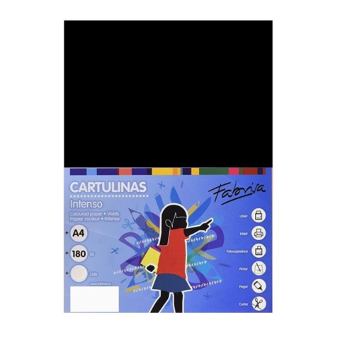 Carton Colorat A4 180g, Negru + Maro, 20 Coli [1]