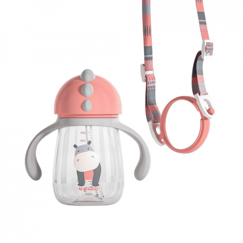 Pachet 3 in 1 cana 260 ml, roz, u-grow [4]