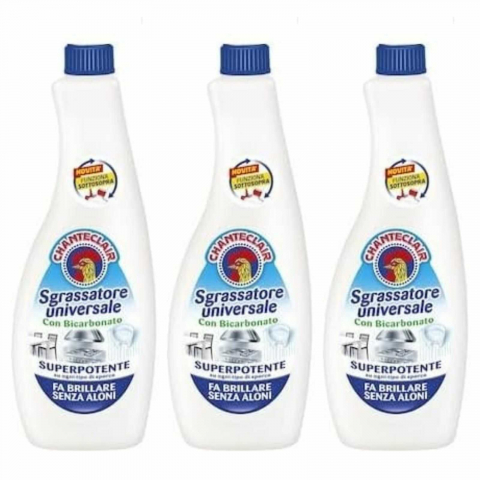 Curatenie, intretinere casa - Pachet 3 x Rezerva Sgrassatore Chanteclair Degresant cu Bicarbonat
