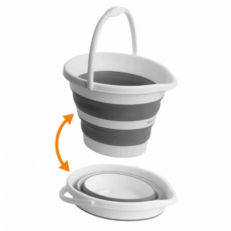 Galeata Pliabila Silicon 10L si Lighean Pliabil, Cos de Rufe 26L [2]