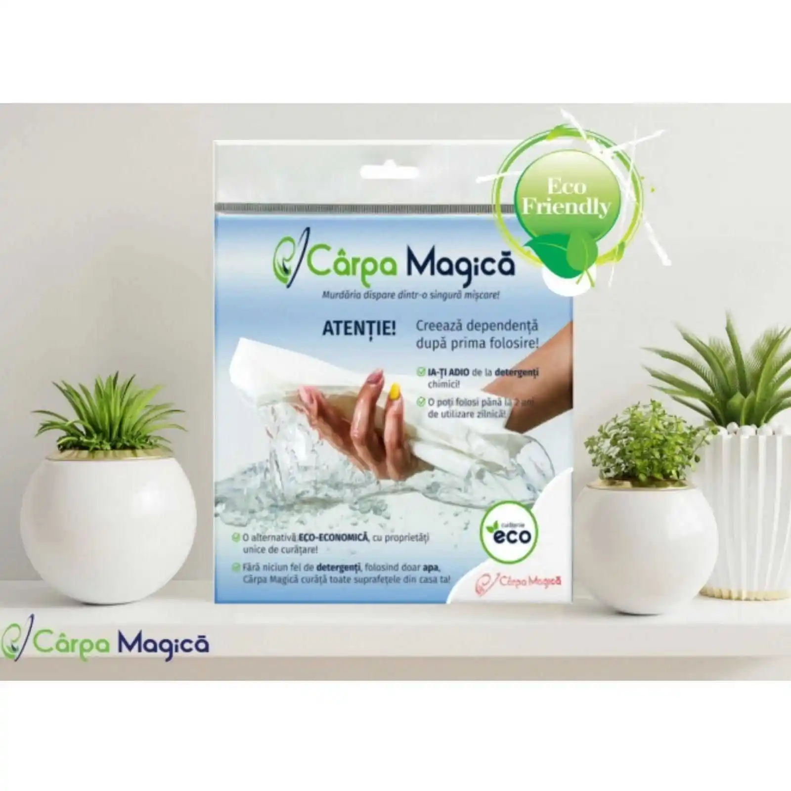 Laveta magica geamuri ⭐ Pachet 10 buc Carpa Magica dm [4]