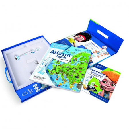 Pachet Carte si Creion, Raspundel Istetel - Atlasul Lumii [1]