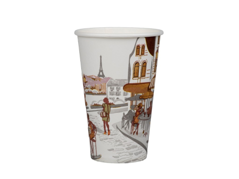 Casă, gradină și bricolaj - Pahar de carton 12 oz City 330 ml, 10 buc/set