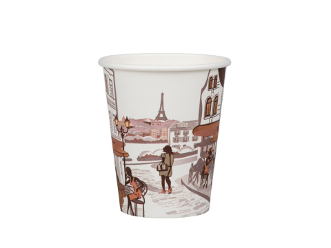 Casă, gradină și bricolaj - Pahar de carton 8 oz City 250 ml, 10 buc/set
