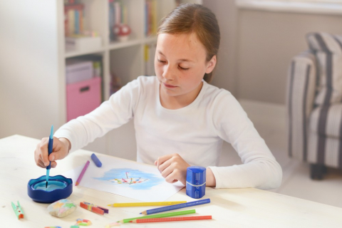 Pahar pentru pictură simplu Click-Go Faber-Castell [6]