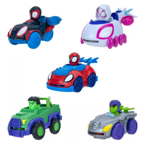 Paienjenelul Marvel - Vehicul cu lansator de discuri, figurina inclusa, diverse modele varsta 3-5 ani ,5-7 ani ,7-9 ani, Baieti [1]