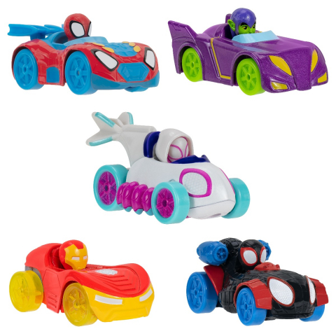 Jucării și Jocuri pentru copii - Paienjenelul Marvel - Vehicul din metal, figurina inclusa, diverse modele varsta 3-5 ani ,5-7 ani ,7-9 ani, Baieti
