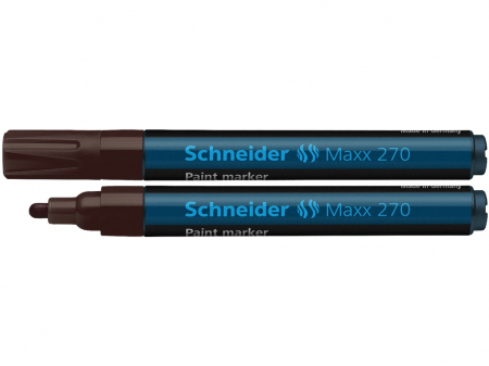 Rechizite Școlare - Schneider - Paint Marker Schneider Maxx 270, Maro- Micostore.ro