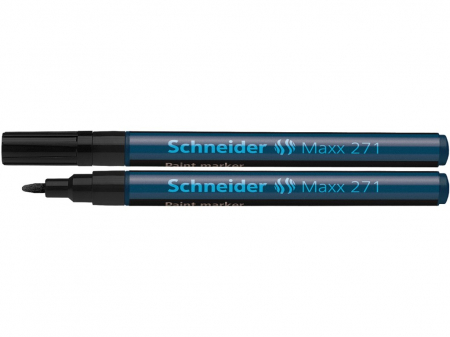 Birotică și Papetărie - Schneider - Paint Marker Schneider Maxx 271, Negru- Micostore.ro