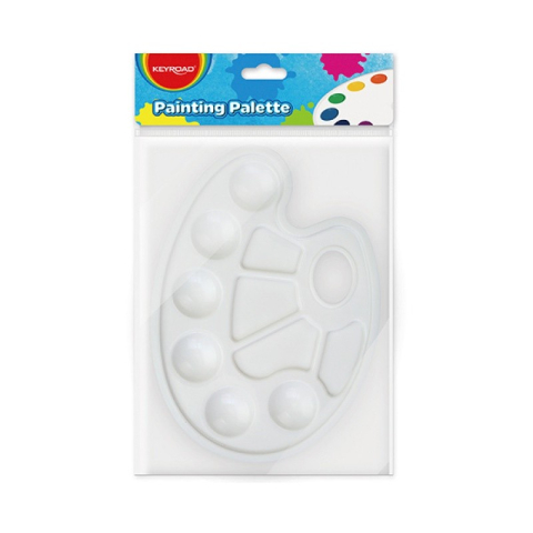 Paleta pictura Keyroad, 23.2cm, plastic, ovala, KR971855 [1]