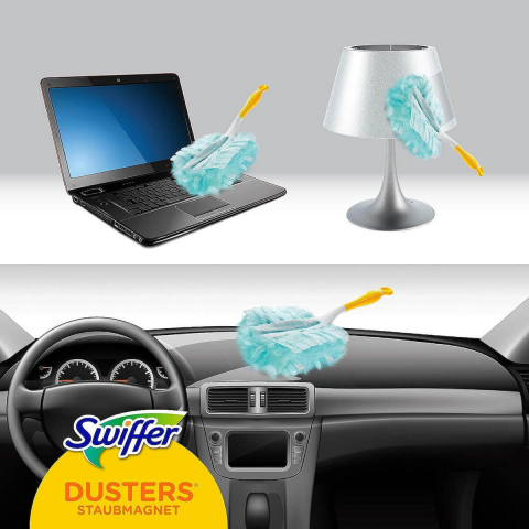 Pamatuf Swiffer Duster XXL Kit, maner scurt, pentru sters praf si par [3]