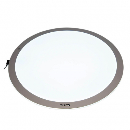 Jucării STEM, Știință şi Experimente - Panou luminos LED rotund, 60 cm, TickiT, 3+ ani