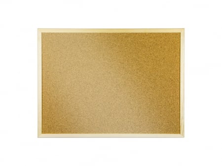 Produse pentru prezentare și afișare - Panou pluta cu rama de lemn 80 x 60 cm