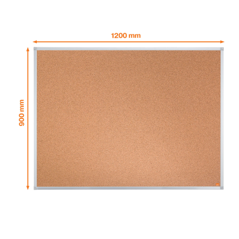 Panou pluta 120 x 90 cm rama aluminiu essentials nobo [2]