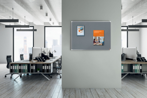 Panou pluta 60 x 45 cm rama aluminiu premium plus nobo [2]