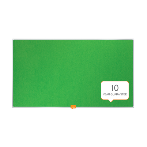 Produse pentru prezentare și afișare - Panou textil widescreen 32"(721*411mm) rama aluminiu verde nobo