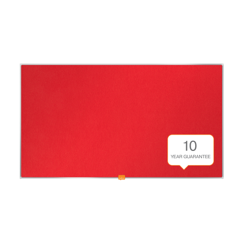 Produse pentru prezentare și afișare - Panou textil widescreen 40"(898*510mm) rama aluminiu rosu nobo