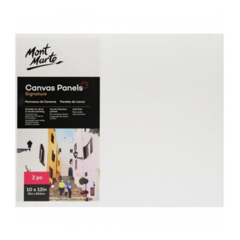 Art & Craft si Artizanat - Panza pictura 25.4x30.5cm, Mont Marte, CMPL2530, 3mm x 2buc/set (carton panzat)