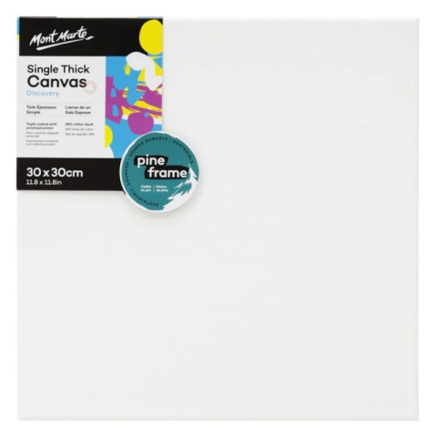 Art & Craft si Artizanat - Panza pictura 30x30cm, Mont Marte - sasiu lemn, CDDS3030