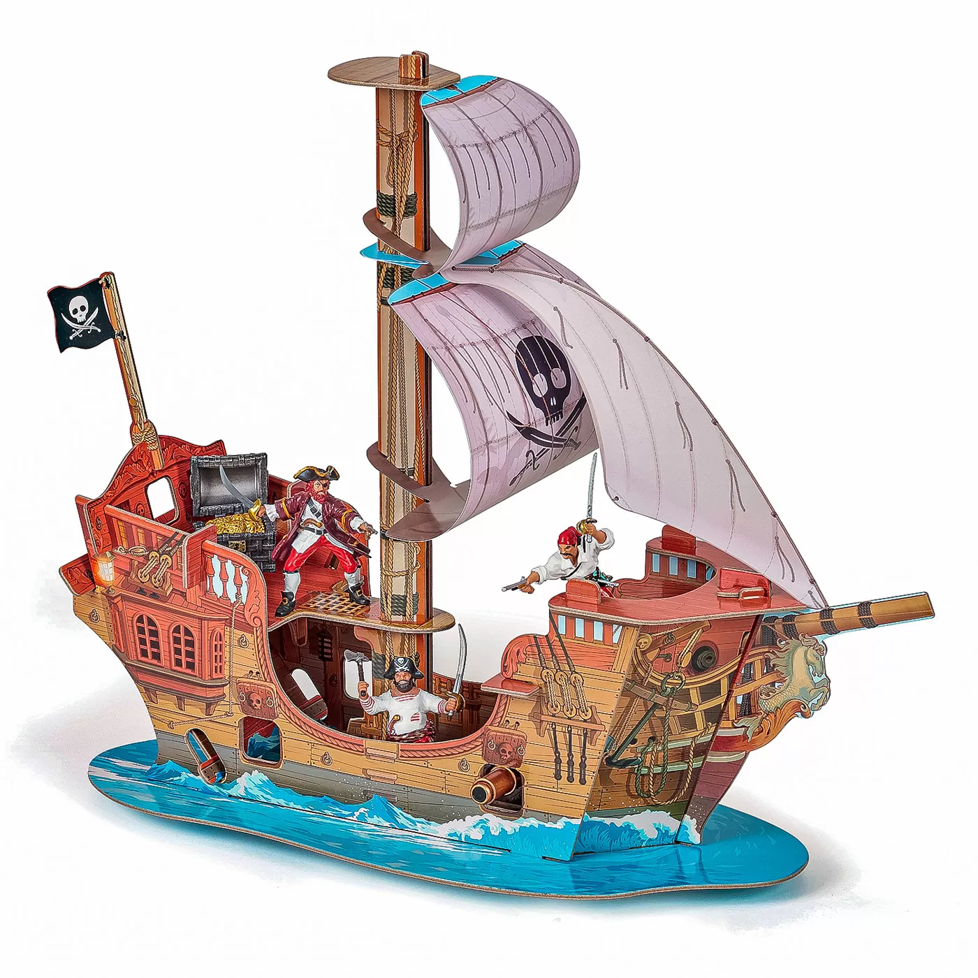 Jucării și Jocuri pentru copii - Papo figurina corabia piratilor, varsta de la 3 ani la +15 ani