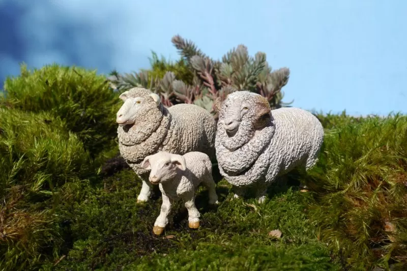 Jucării și Jocuri pentru copii - Papo figurina oaie merinos, varsta de la 3 ani la +15 ani