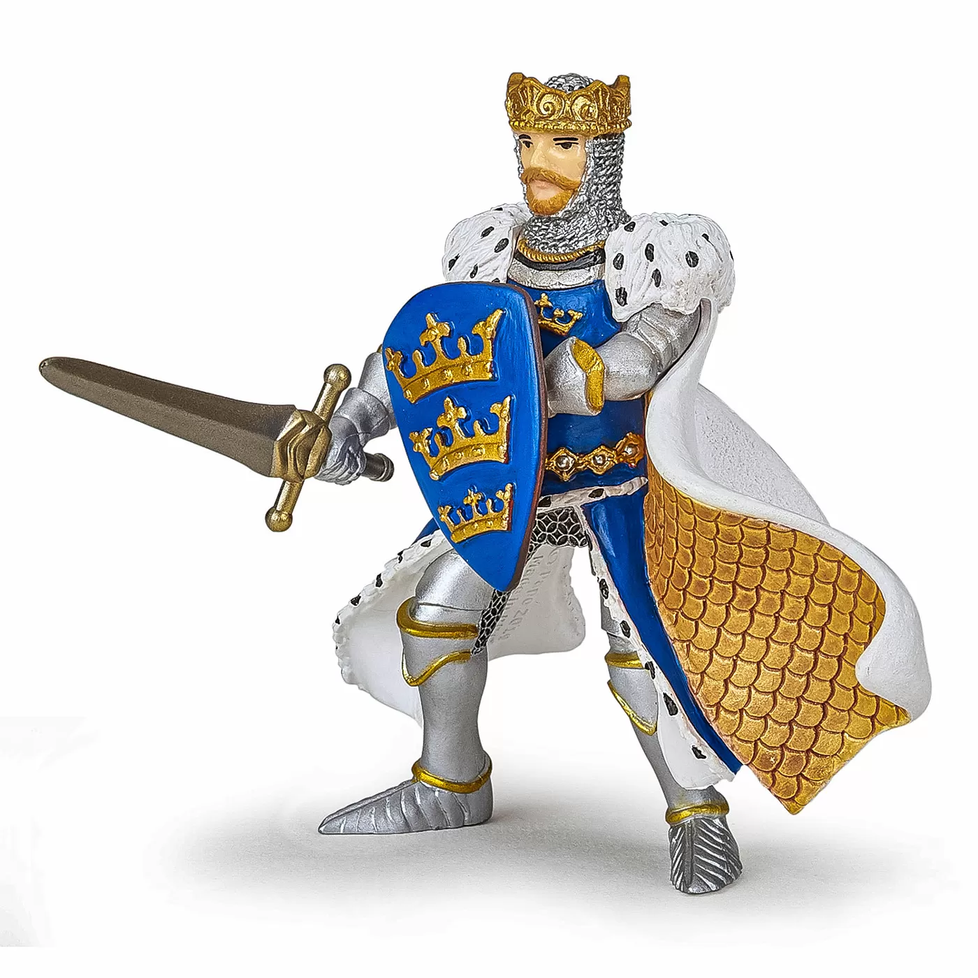 Papo figurina regele arthur bleu, varsta de la 3 ani la +15 ani [1]
