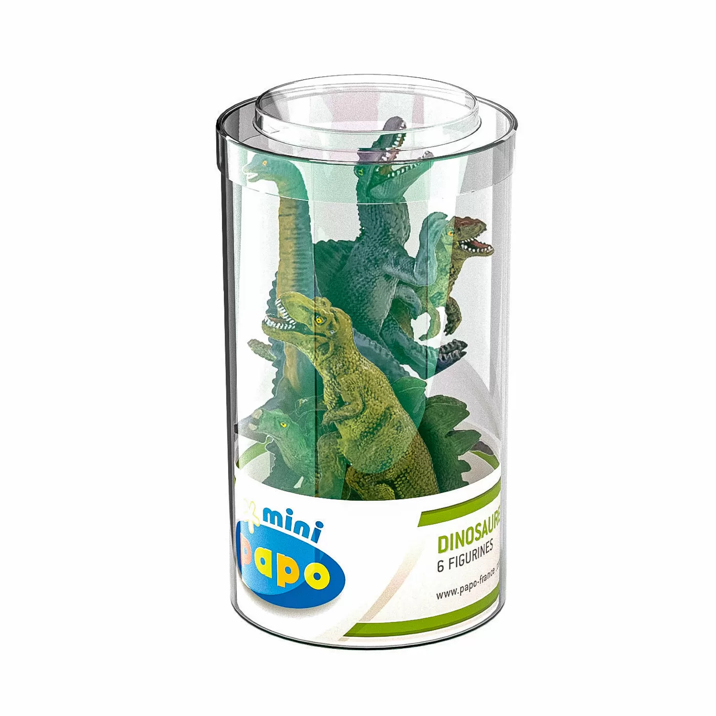 Jucării și Jocuri pentru copii - Papo figurina set 6 mini figurine dinozauri, varsta de la 3 ani la +15 ani