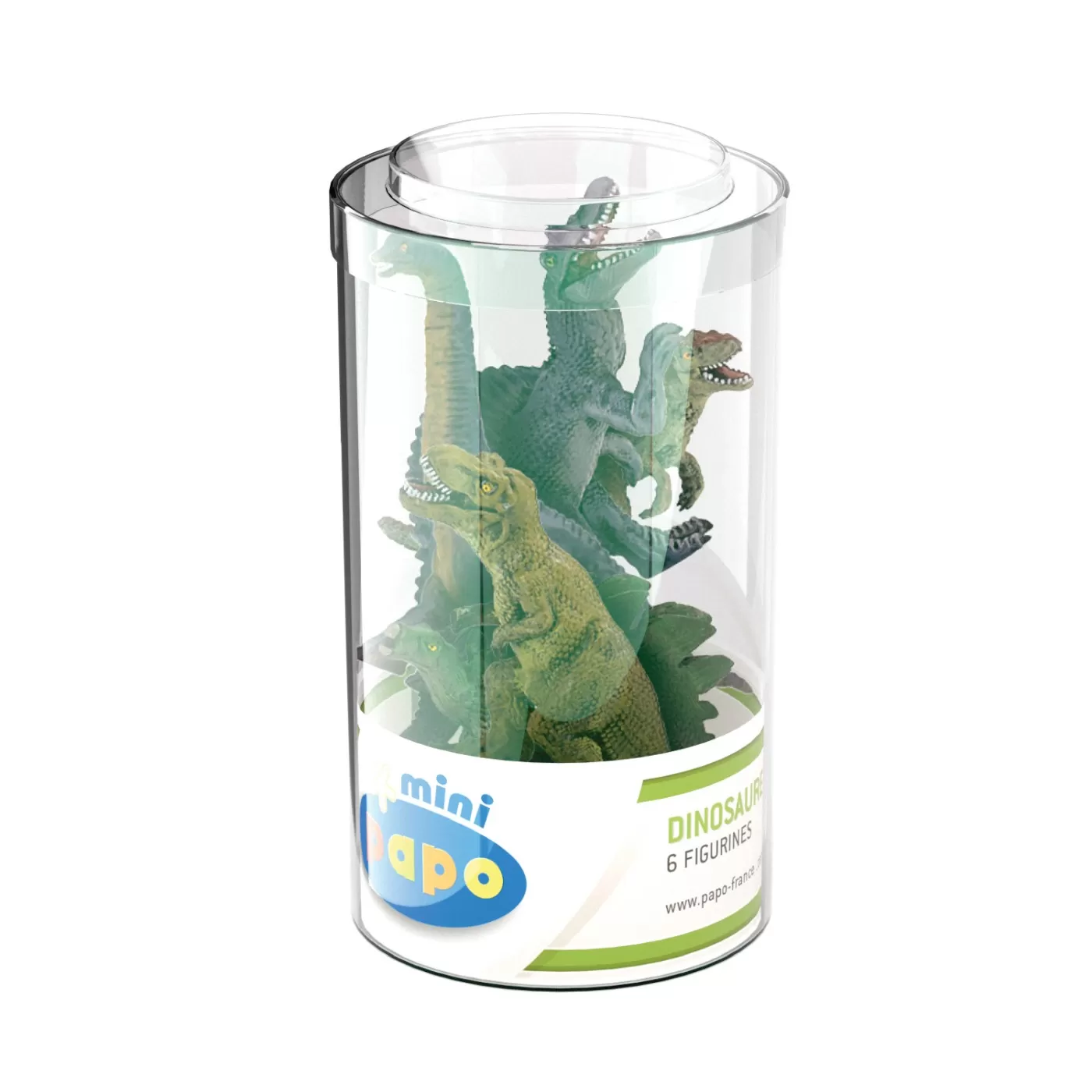 Jucării și Jocuri pentru copii - Papo figurina set 6 minifigurine dinozauri, varsta de la 3 ani la +15 ani