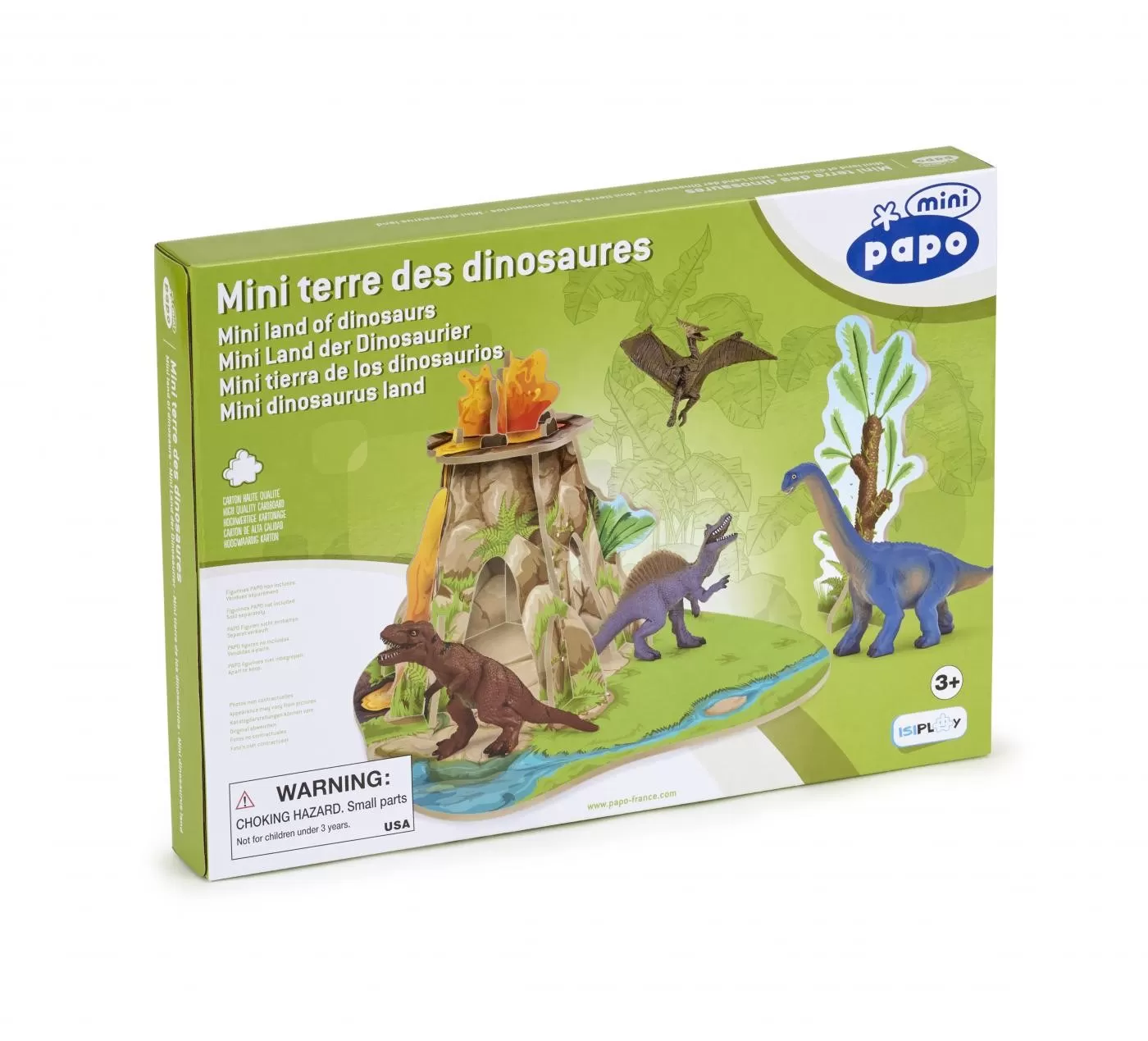 Jocuri de rol - Papo mini display tinutul dinozaurilor, varsta de la 3 ani la +15 ani