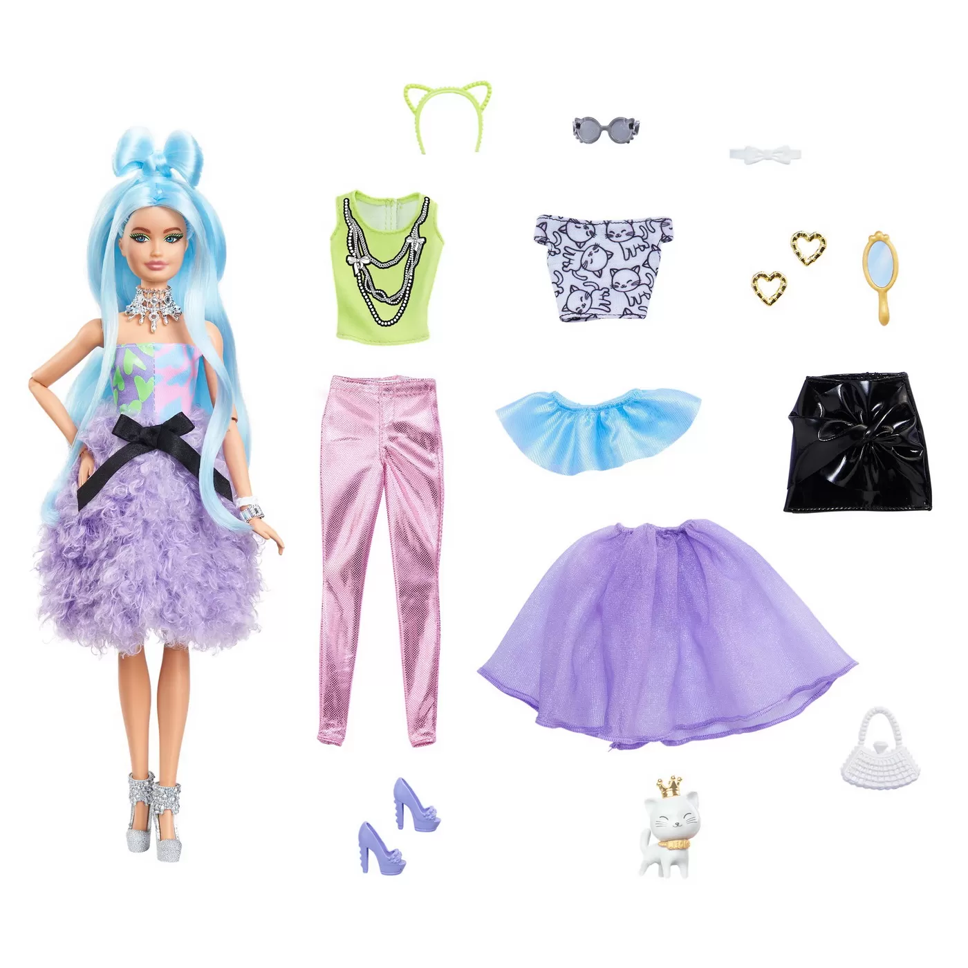 Papusa barbie extra style papusa cu accesorii, varsta de la 3 ani la 12 ani [1]