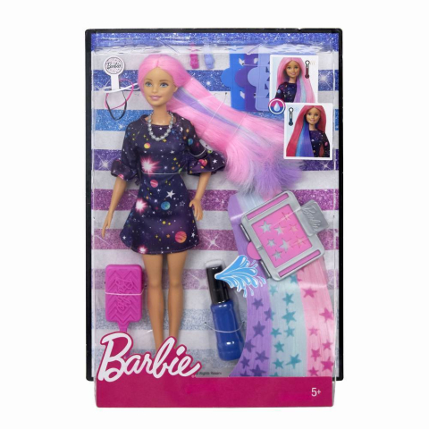 Jucării și Jocuri pentru copii - Papusa barbie fashionista fii hairstilist copii varsta 5 ani - 12 ani