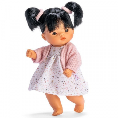 Jucării și Jocuri pentru copii - Papusa cu Codite Asiatica, 20cm