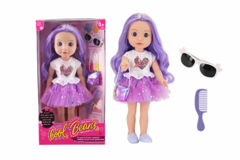 Jucării și Jocuri pentru copii - Papusa fashion, mov
