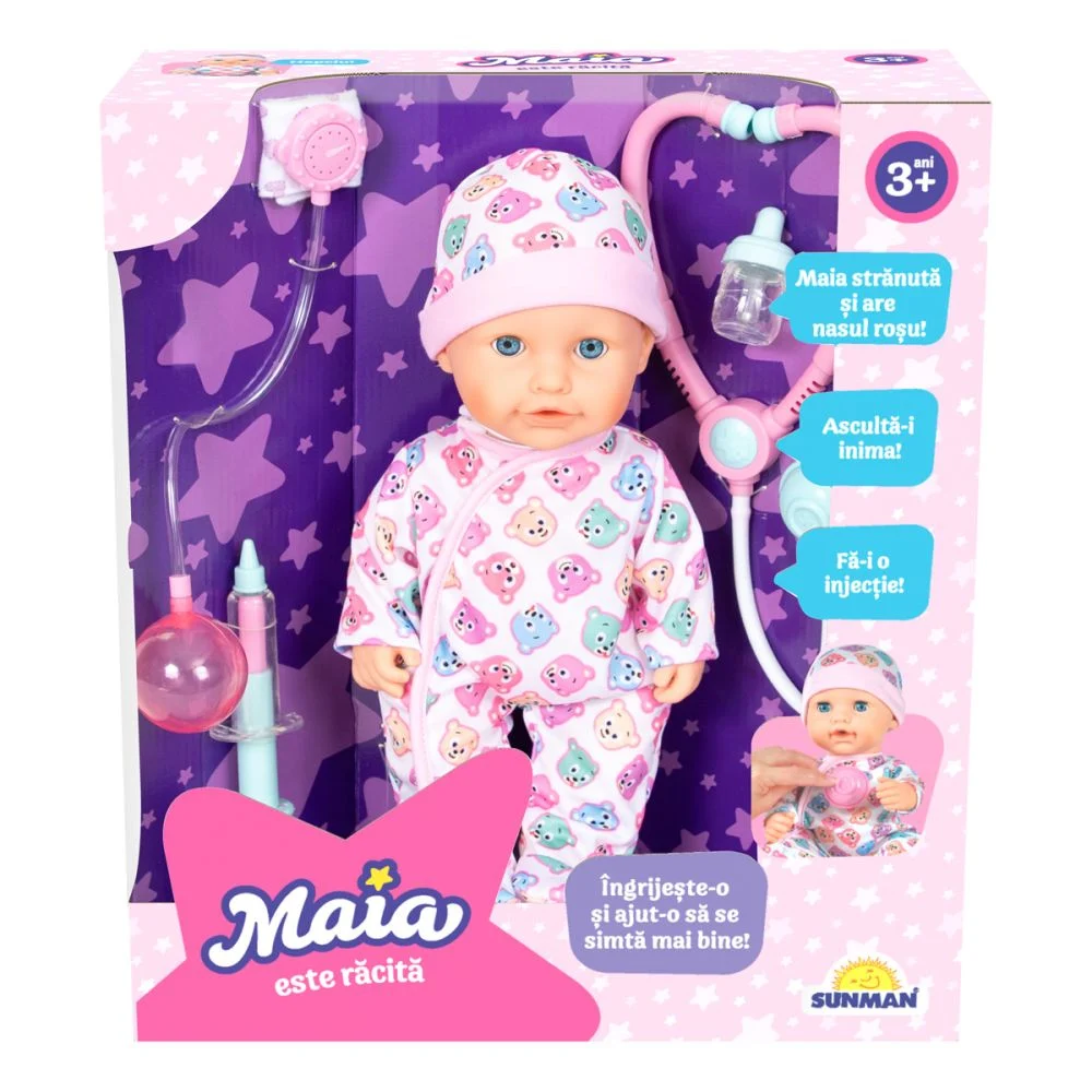 Jucării și Jocuri pentru copii - Papusa Maia este racita  Noriel 