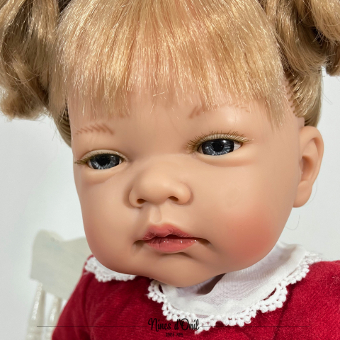 Papusa Nines D'Onil, Celia Craciun, cu parul blond, cu miros de vanilie, 45cm, copii varsta 3 ani+,6 ani+,8 ani+ [3]