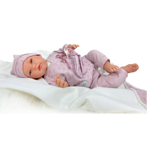 Papusa Nines D'Onil, Celia, nou-nascut, premium, cu miros de vanilie, 1700 gr, 48 cm, copii varsta 3 ani+,6 ani+,8 ani+ [1]