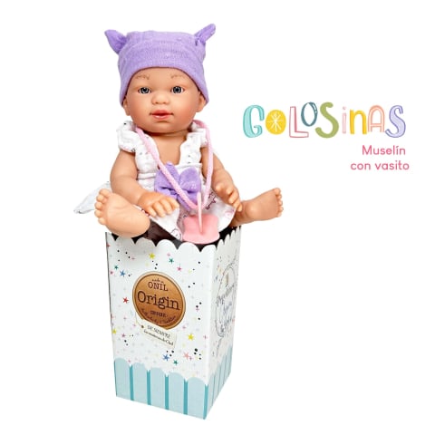Papusa Nines D'Onil, Colectia Golosinas, cu miros de vanilie, 26 cm (2024), copii varsta 3 ani+,6 ani+,8 ani+ [1]