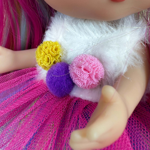 Papusa Nines D'Onil, Colectia Little Mia, Mia Happy Birthday, cu miros de vanilie, 23 cm [4]