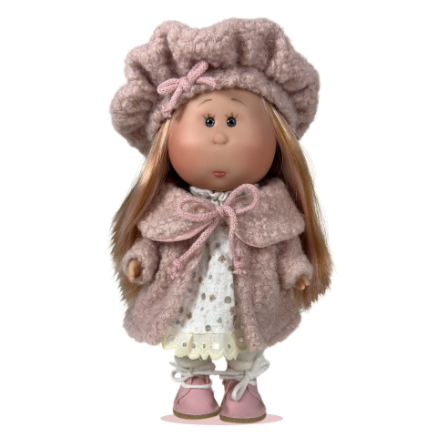 Jucării și Jocuri pentru copii - Papusa Nines D'Onil, Colectia Little Mia, Mia Winter, cu miros de vanilie, 23 cm
