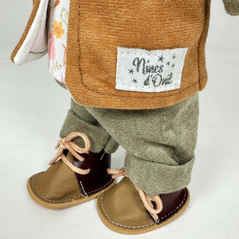 Papusa Nines D'Onil, Colectia Little Mio, Afro, 23 cm, copii varsta 3 ani+,6 ani+,8 ani+ [3]