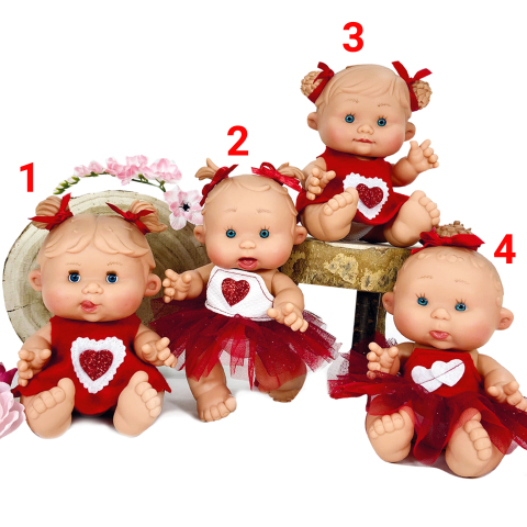 Jucării și Jocuri pentru copii - Papusa Nines D'Onil, Colectia Love Original, cu miros de vanilie, 26 cm, copii varsta 3 ani+,6 ani+,8 ani+