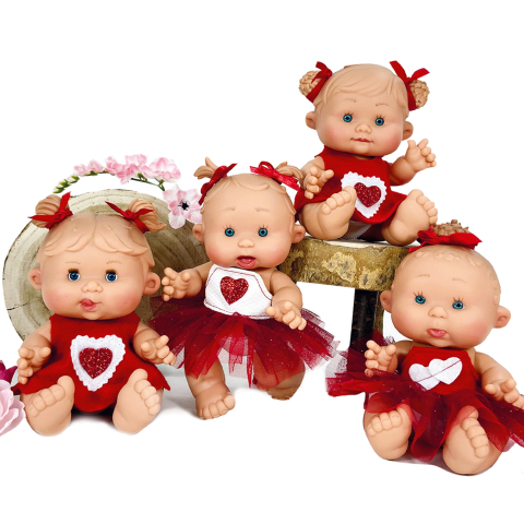 Papusa Nines D'Onil, Colectia Love Original, cu miros de vanilie, 26 cm, copii varsta 3 ani+,6 ani+,8 ani+ [1]