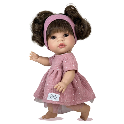 Jucării și Jocuri pentru copii - Papusa Nines D'Onil, Joy, Roma girl, cu miros de vanilie, 37 cm varsta 3 ani+,6 ani+,8 ani+